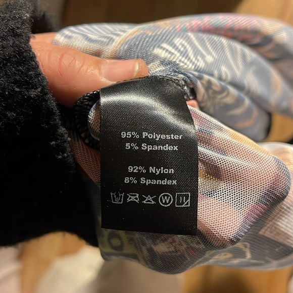 RNG printed diaphanous skirt. Super cool. Very Rare. BRAND NEW WITH TAGS. - Picture 6 of 8